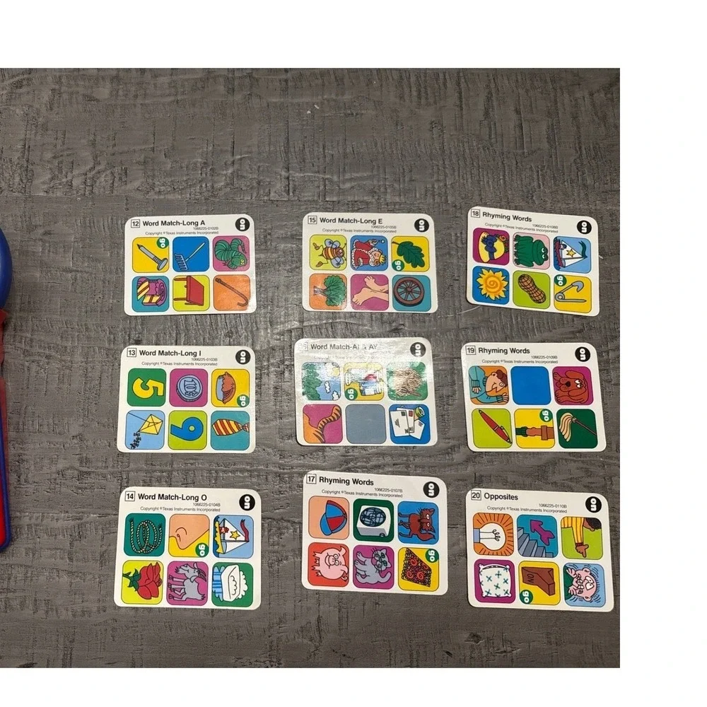 Vintage Texas Instruments Words To Go Learning‎ Toy 1990s w/ Cards Tested